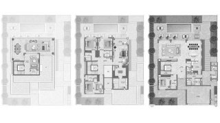 Villa floor plan, 5 bedrooms in Palace Villas Ostra No. 11007